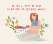 ALO BACSI| MANG THAI HUYẾT ÁP THẤP CÓ ĂN TỔ YẾN ĐƯỢC KHÔNG?
